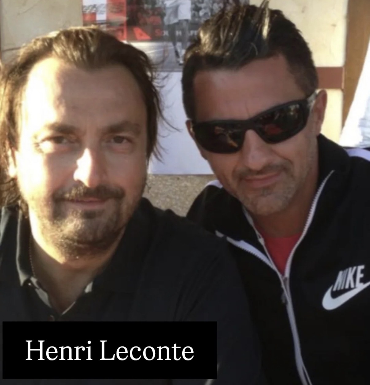Trainer mit Tennislegende Henri Leconte